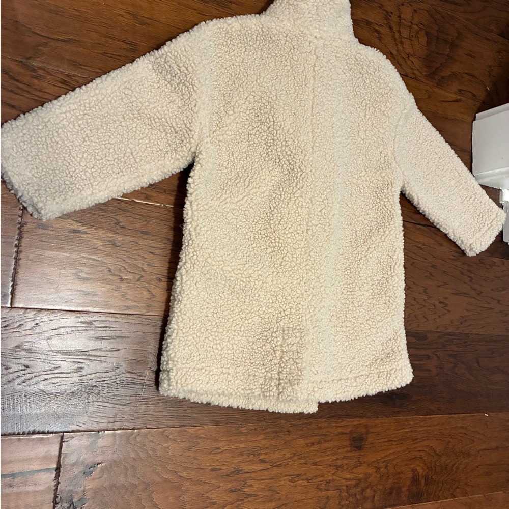 Tahari Girls' Sherpa Double-Breasted Lined Winter Coat -EUC - Picture 2 of 4